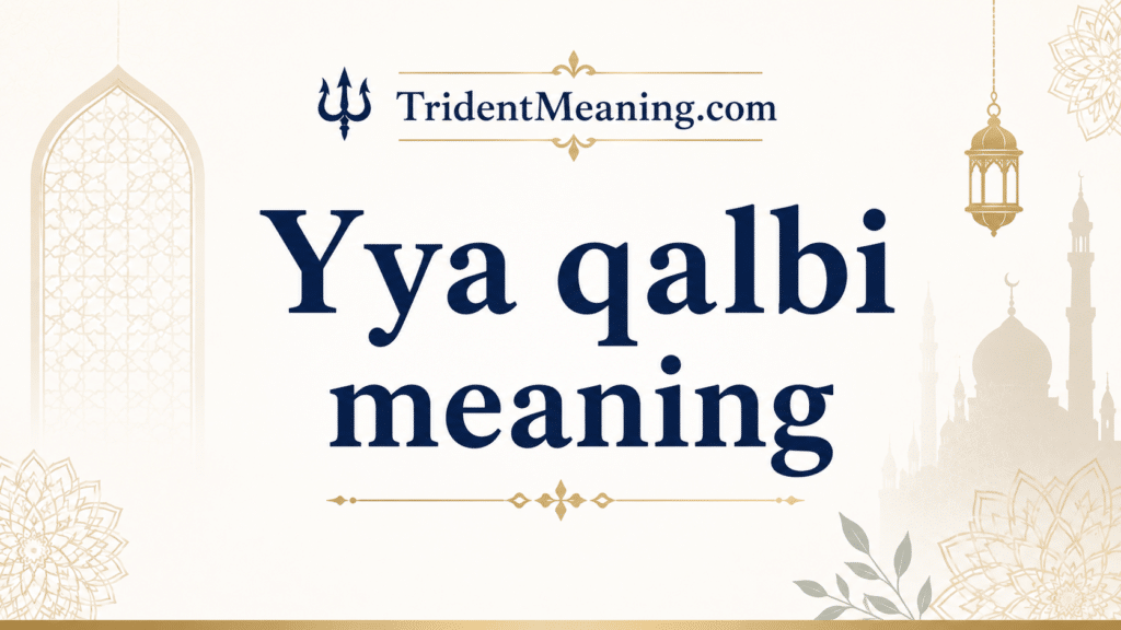 ya-qalbi-meaning