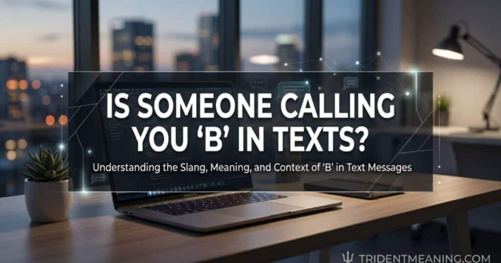 is-someone-calling-you-b-in-texts