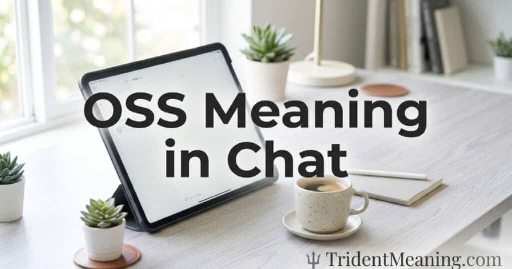 OSS Meaning in Chat