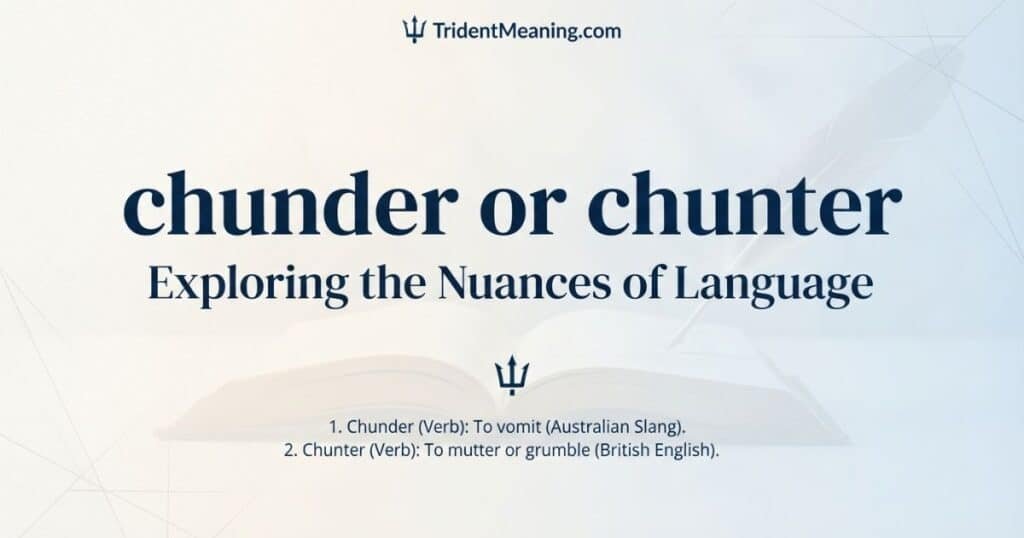 chunder-or-chunter